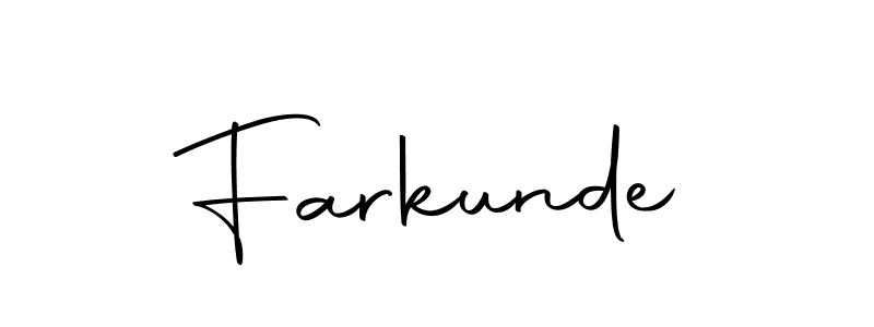 How to make Farkunde signature? Autography-DOLnW is a professional autograph style. Create handwritten signature for Farkunde name. Farkunde signature style 10 images and pictures png