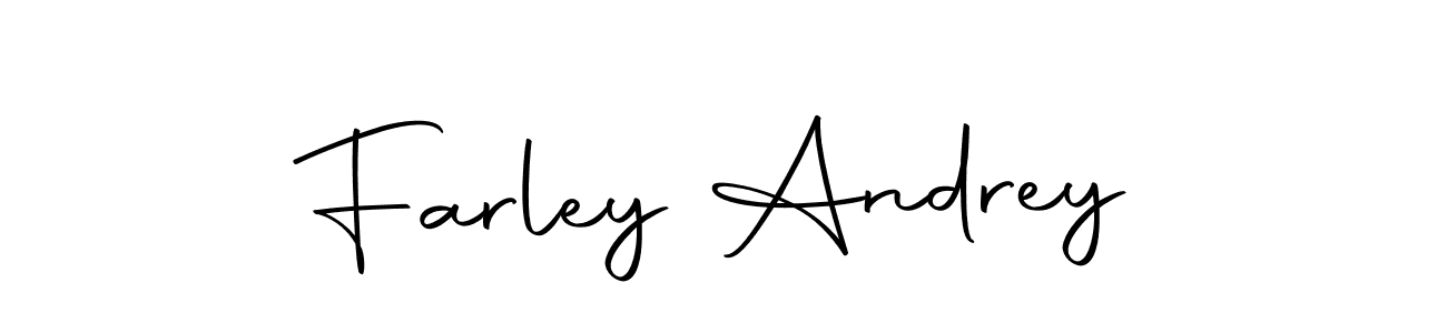 Make a beautiful signature design for name Farley Andrey. With this signature (Autography-DOLnW) style, you can create a handwritten signature for free. Farley Andrey signature style 10 images and pictures png