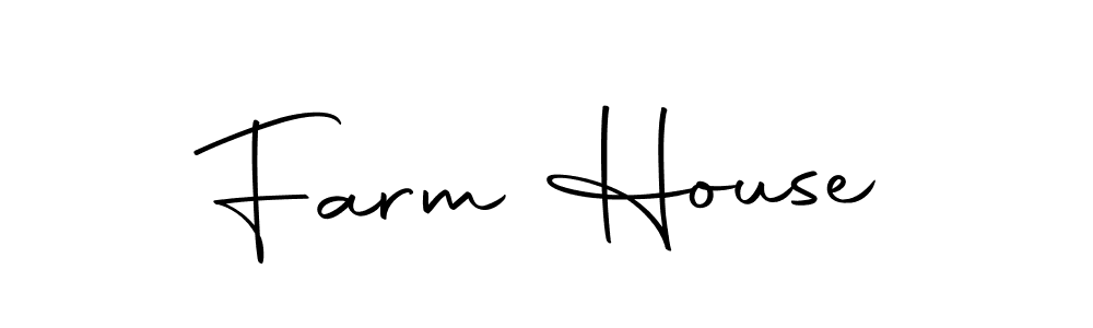 Create a beautiful signature design for name Farm House. With this signature (Autography-DOLnW) fonts, you can make a handwritten signature for free. Farm House signature style 10 images and pictures png