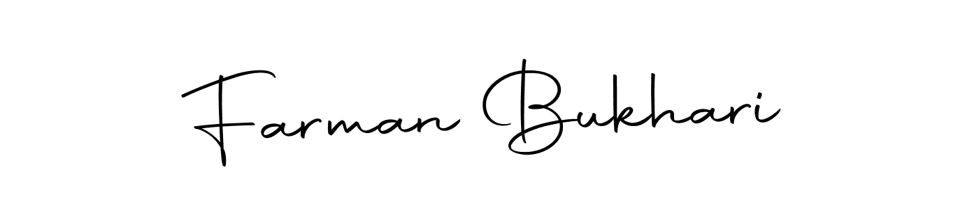 Farman Bukhari stylish signature style. Best Handwritten Sign (Autography-DOLnW) for my name. Handwritten Signature Collection Ideas for my name Farman Bukhari. Farman Bukhari signature style 10 images and pictures png