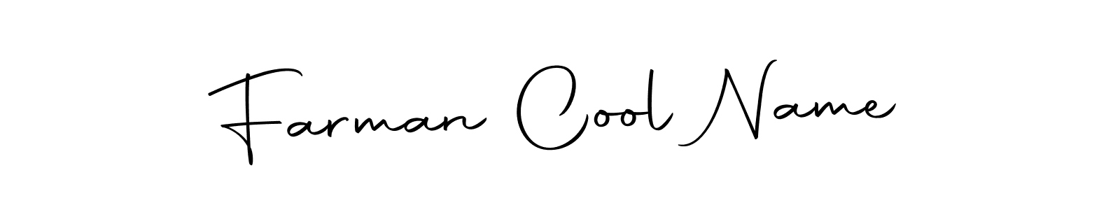 How to make Farman Cool Name signature? Autography-DOLnW is a professional autograph style. Create handwritten signature for Farman Cool Name name. Farman Cool Name signature style 10 images and pictures png