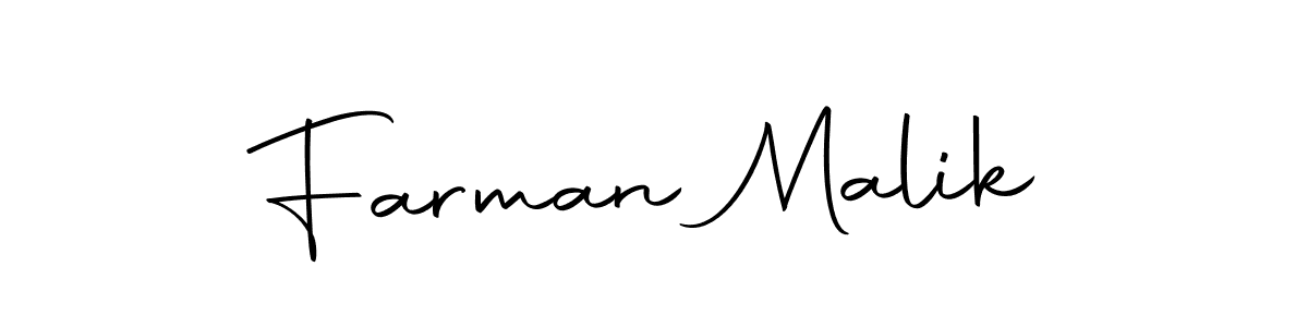 Also we have Farman Malik name is the best signature style. Create professional handwritten signature collection using Autography-DOLnW autograph style. Farman Malik signature style 10 images and pictures png