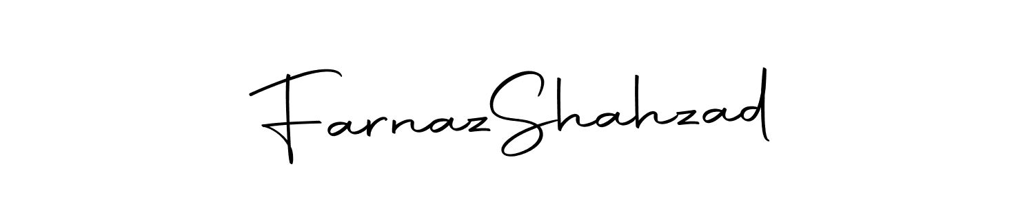 Make a short Farnaz  Shahzad signature style. Manage your documents anywhere anytime using Autography-DOLnW. Create and add eSignatures, submit forms, share and send files easily. Farnaz  Shahzad signature style 10 images and pictures png