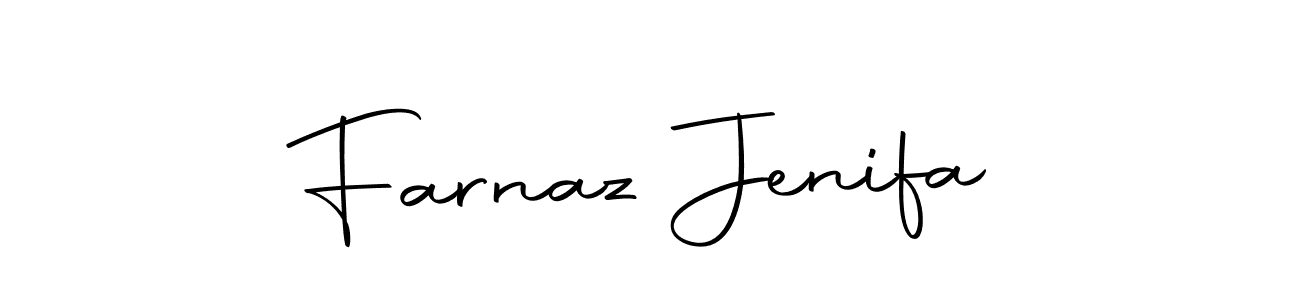 You should practise on your own different ways (Autography-DOLnW) to write your name (Farnaz Jenifa) in signature. don't let someone else do it for you. Farnaz Jenifa signature style 10 images and pictures png