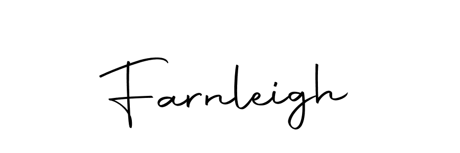 Design your own signature with our free online signature maker. With this signature software, you can create a handwritten (Autography-DOLnW) signature for name Farnleigh. Farnleigh signature style 10 images and pictures png
