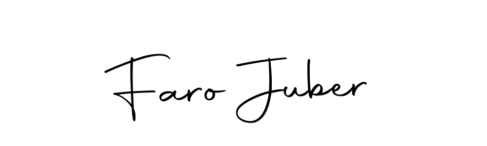 Make a short Faro Juber signature style. Manage your documents anywhere anytime using Autography-DOLnW. Create and add eSignatures, submit forms, share and send files easily. Faro Juber signature style 10 images and pictures png