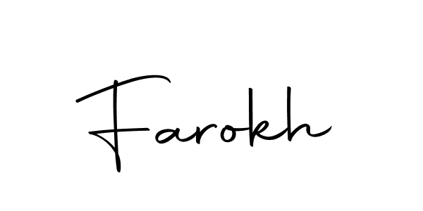 How to make Farokh name signature. Use Autography-DOLnW style for creating short signs online. This is the latest handwritten sign. Farokh signature style 10 images and pictures png