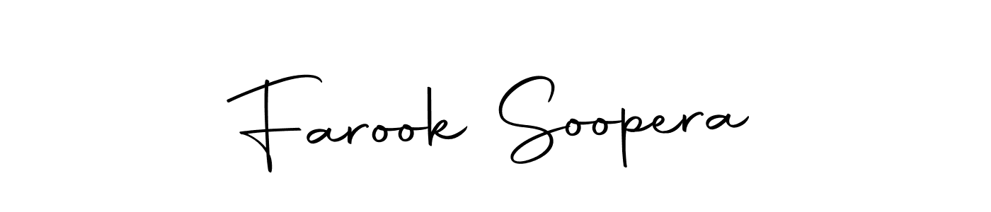Also we have Farook Soopera name is the best signature style. Create professional handwritten signature collection using Autography-DOLnW autograph style. Farook Soopera signature style 10 images and pictures png
