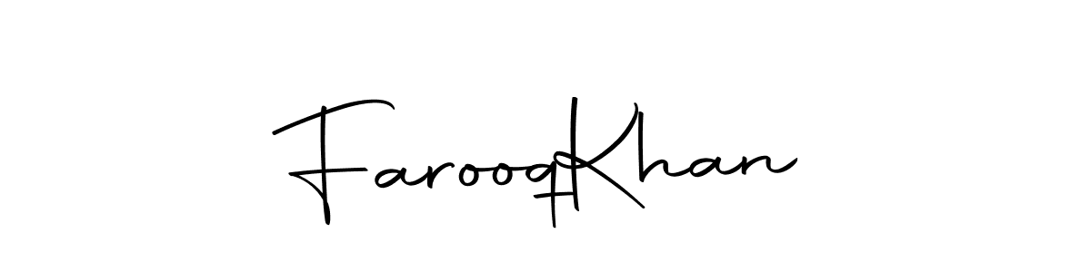 Make a beautiful signature design for name Farooq  Khan. Use this online signature maker to create a handwritten signature for free. Farooq  Khan signature style 10 images and pictures png