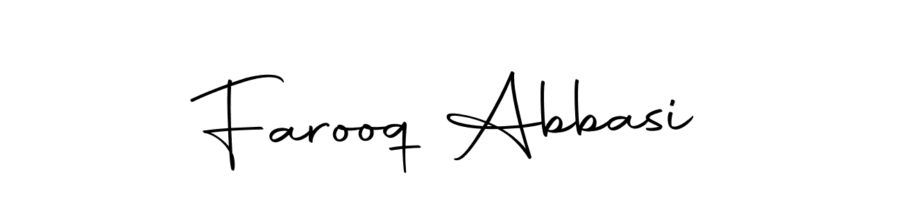 Make a beautiful signature design for name Farooq Abbasi. With this signature (Autography-DOLnW) style, you can create a handwritten signature for free. Farooq Abbasi signature style 10 images and pictures png