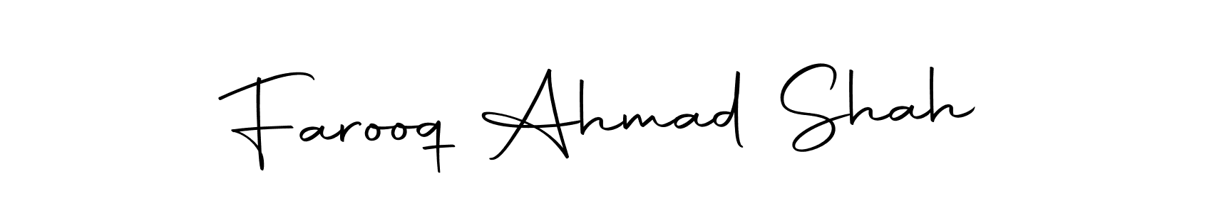 You can use this online signature creator to create a handwritten signature for the name Farooq Ahmad Shah. This is the best online autograph maker. Farooq Ahmad Shah signature style 10 images and pictures png