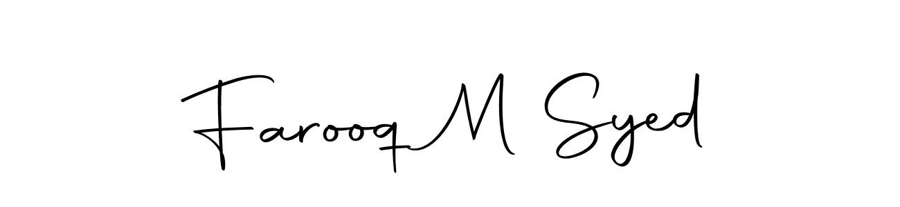 You should practise on your own different ways (Autography-DOLnW) to write your name (Farooq M Syed) in signature. don't let someone else do it for you. Farooq M Syed signature style 10 images and pictures png