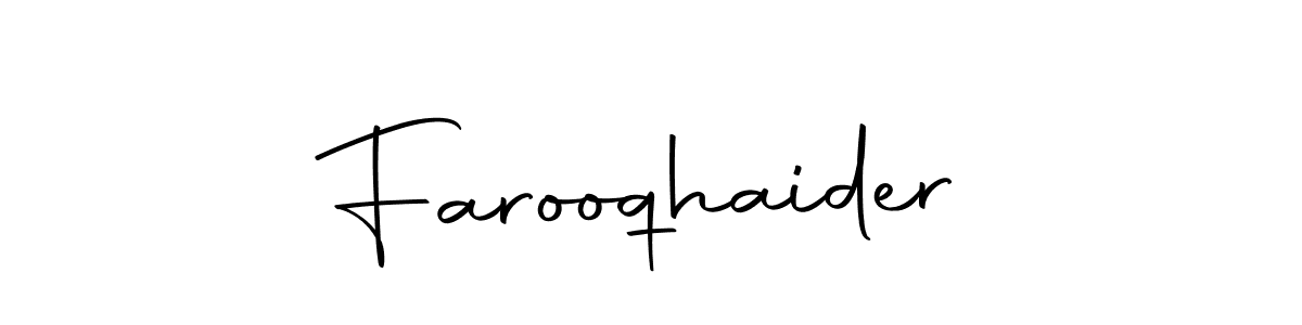 You should practise on your own different ways (Autography-DOLnW) to write your name (Farooqhaider) in signature. don't let someone else do it for you. Farooqhaider signature style 10 images and pictures png