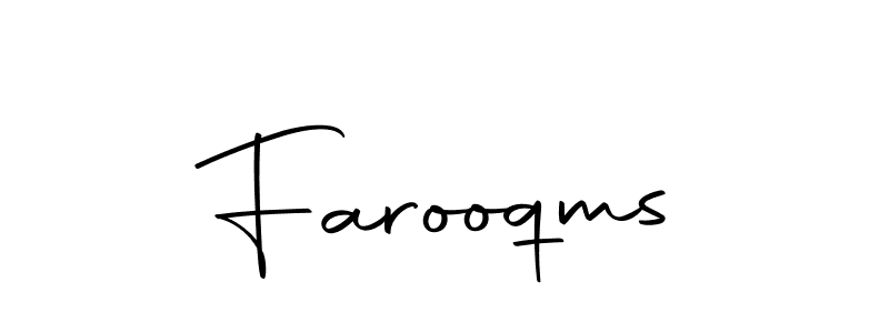 Make a beautiful signature design for name Farooqms. Use this online signature maker to create a handwritten signature for free. Farooqms signature style 10 images and pictures png