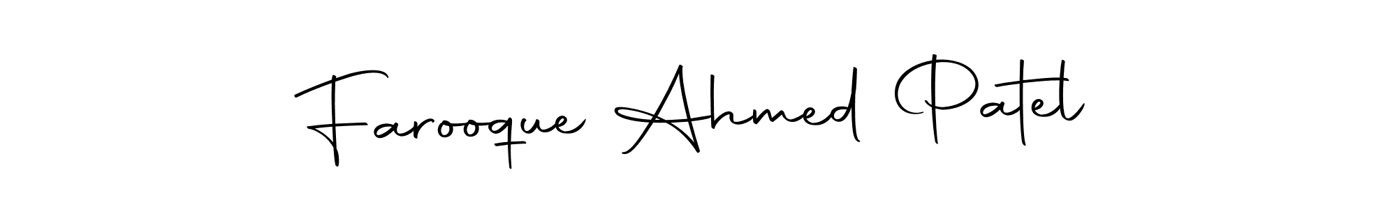 How to make Farooque Ahmed Patel signature? Autography-DOLnW is a professional autograph style. Create handwritten signature for Farooque Ahmed Patel name. Farooque Ahmed Patel signature style 10 images and pictures png