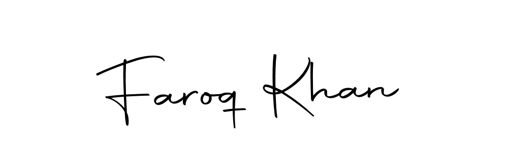 Create a beautiful signature design for name Faroq Khan. With this signature (Autography-DOLnW) fonts, you can make a handwritten signature for free. Faroq Khan signature style 10 images and pictures png