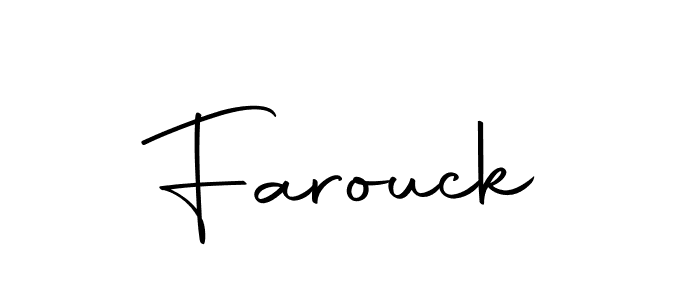 You can use this online signature creator to create a handwritten signature for the name Farouck. This is the best online autograph maker. Farouck signature style 10 images and pictures png