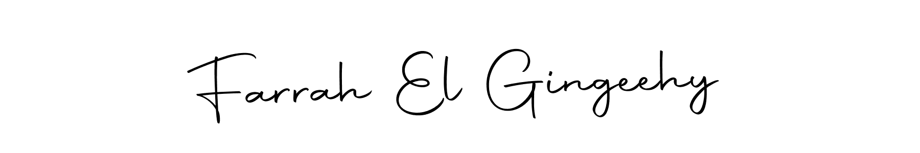 Make a beautiful signature design for name Farrah El Gingeehy. Use this online signature maker to create a handwritten signature for free. Farrah El Gingeehy signature style 10 images and pictures png