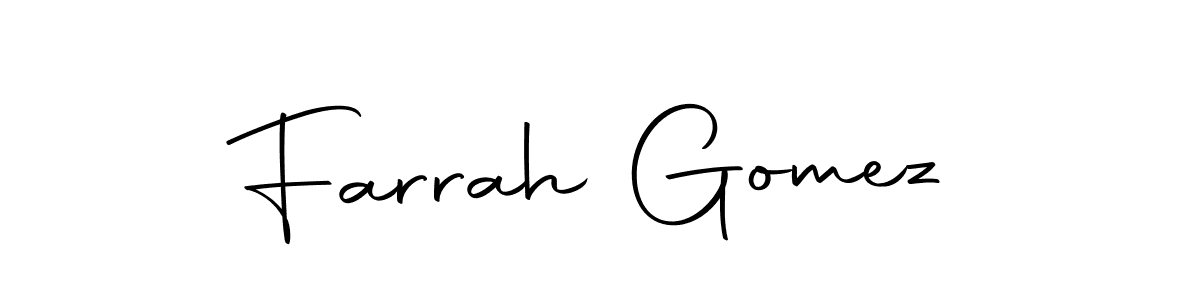 Similarly Autography-DOLnW is the best handwritten signature design. Signature creator online .You can use it as an online autograph creator for name Farrah Gomez. Farrah Gomez signature style 10 images and pictures png