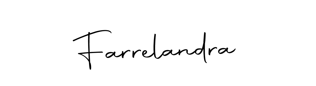 You should practise on your own different ways (Autography-DOLnW) to write your name (Farrelandra) in signature. don't let someone else do it for you. Farrelandra signature style 10 images and pictures png