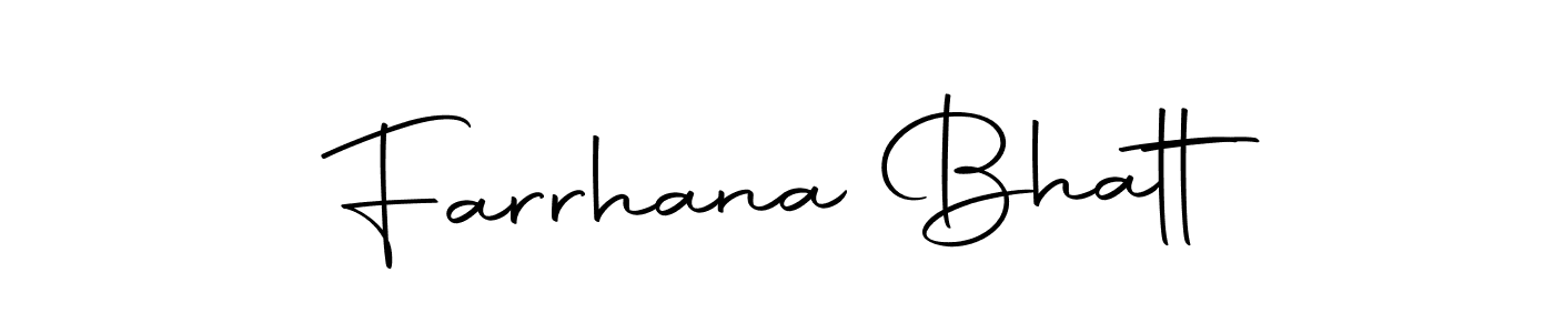 Use a signature maker to create a handwritten signature online. With this signature software, you can design (Autography-DOLnW) your own signature for name Farrhana Bhatt. Farrhana Bhatt signature style 10 images and pictures png