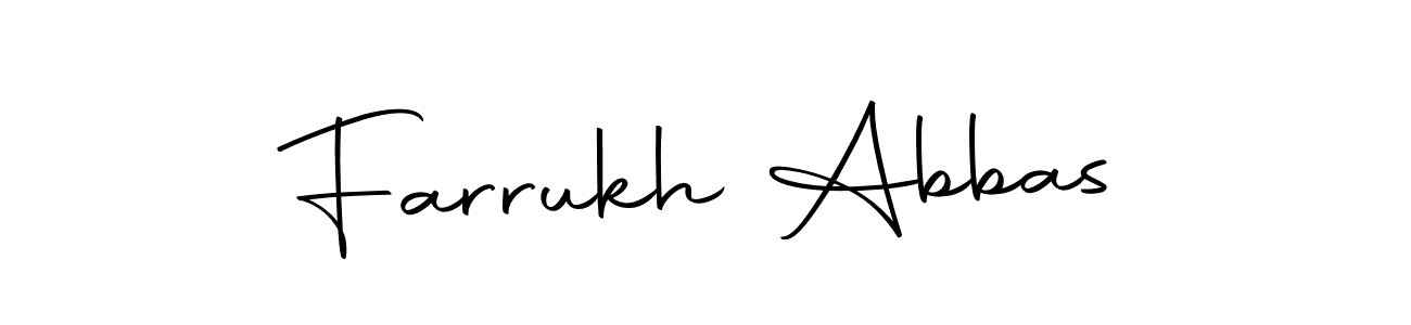 if you are searching for the best signature style for your name Farrukh Abbas. so please give up your signature search. here we have designed multiple signature styles  using Autography-DOLnW. Farrukh Abbas signature style 10 images and pictures png