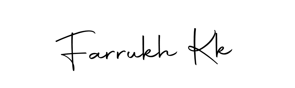 Make a short Farrukh Kk signature style. Manage your documents anywhere anytime using Autography-DOLnW. Create and add eSignatures, submit forms, share and send files easily. Farrukh Kk signature style 10 images and pictures png