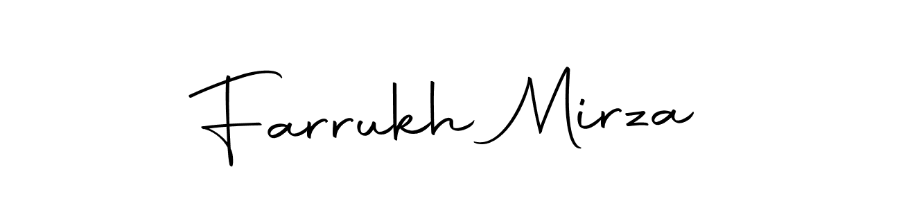 The best way (Autography-DOLnW) to make a short signature is to pick only two or three words in your name. The name Farrukh Mirza include a total of six letters. For converting this name. Farrukh Mirza signature style 10 images and pictures png