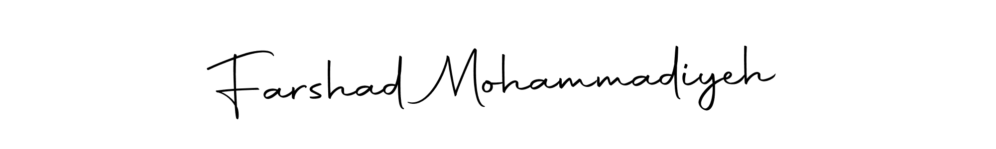 Similarly Autography-DOLnW is the best handwritten signature design. Signature creator online .You can use it as an online autograph creator for name Farshad Mohammadiyeh. Farshad Mohammadiyeh signature style 10 images and pictures png