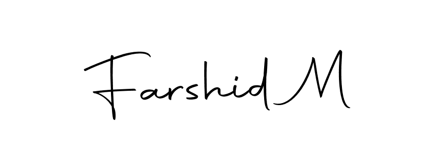 Make a beautiful signature design for name Farshid M. Use this online signature maker to create a handwritten signature for free. Farshid M signature style 10 images and pictures png