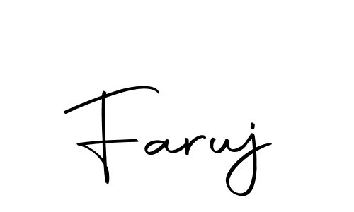 Faruj stylish signature style. Best Handwritten Sign (Autography-DOLnW) for my name. Handwritten Signature Collection Ideas for my name Faruj. Faruj signature style 10 images and pictures png