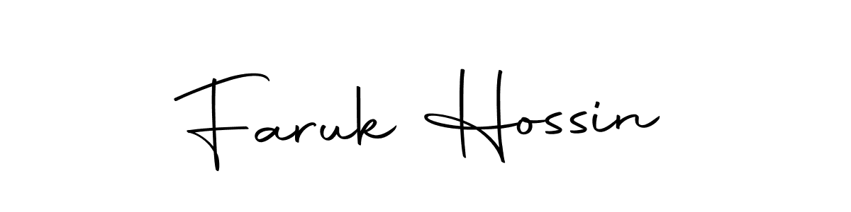 Similarly Autography-DOLnW is the best handwritten signature design. Signature creator online .You can use it as an online autograph creator for name Faruk Hossin. Faruk Hossin signature style 10 images and pictures png