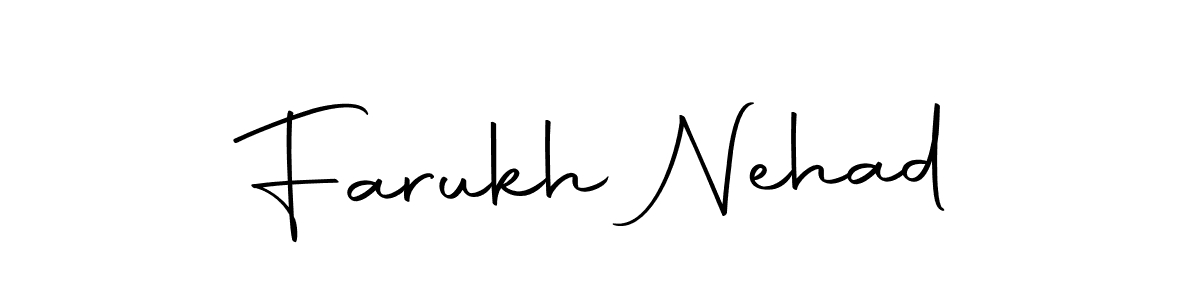 This is the best signature style for the Farukh Nehad name. Also you like these signature font (Autography-DOLnW). Mix name signature. Farukh Nehad signature style 10 images and pictures png