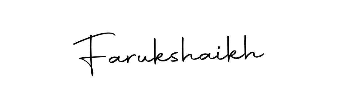 if you are searching for the best signature style for your name Farukshaikh. so please give up your signature search. here we have designed multiple signature styles  using Autography-DOLnW. Farukshaikh signature style 10 images and pictures png