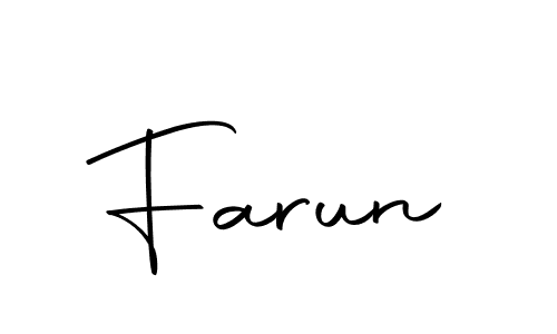 Make a short Farun signature style. Manage your documents anywhere anytime using Autography-DOLnW. Create and add eSignatures, submit forms, share and send files easily. Farun signature style 10 images and pictures png
