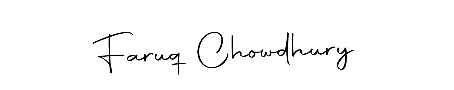 Make a beautiful signature design for name Faruq Chowdhury. Use this online signature maker to create a handwritten signature for free. Faruq Chowdhury signature style 10 images and pictures png