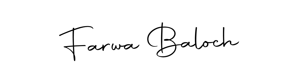 The best way (Autography-DOLnW) to make a short signature is to pick only two or three words in your name. The name Farwa Baloch include a total of six letters. For converting this name. Farwa Baloch signature style 10 images and pictures png