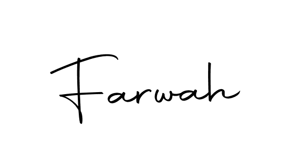 You should practise on your own different ways (Autography-DOLnW) to write your name (Farwah) in signature. don't let someone else do it for you. Farwah signature style 10 images and pictures png