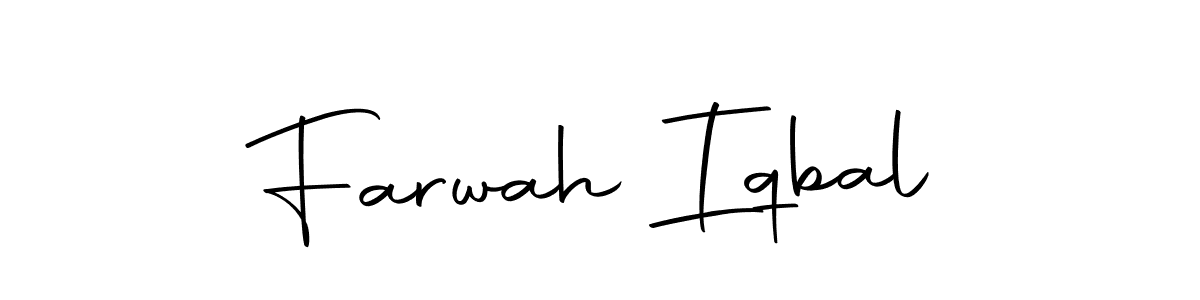 if you are searching for the best signature style for your name Farwah Iqbal. so please give up your signature search. here we have designed multiple signature styles  using Autography-DOLnW. Farwah Iqbal signature style 10 images and pictures png