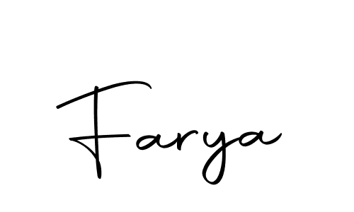 Create a beautiful signature design for name Farya. With this signature (Autography-DOLnW) fonts, you can make a handwritten signature for free. Farya signature style 10 images and pictures png