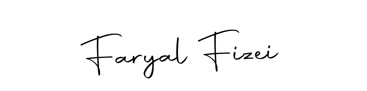 Design your own signature with our free online signature maker. With this signature software, you can create a handwritten (Autography-DOLnW) signature for name Faryal Fizei. Faryal Fizei signature style 10 images and pictures png