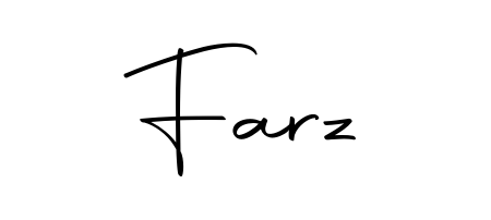 Quickly download Farz name signature in high-resolution PNG using Autography-DOLnW style. Ready to insert into PDFs and online applications. Farz signature style 10 images and pictures png