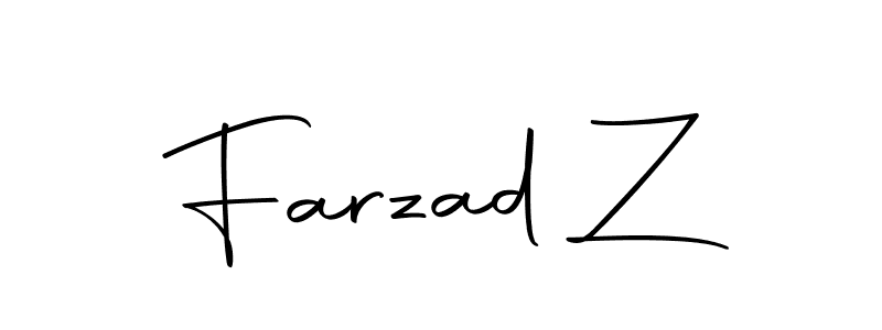 It looks lik you need a new signature style for name Farzad Z. Design unique handwritten (Autography-DOLnW) signature with our free signature maker in just a few clicks. Farzad Z signature style 10 images and pictures png