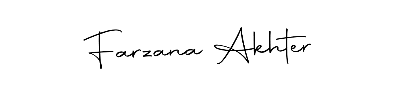 Farzana Akhter stylish signature style. Best Handwritten Sign (Autography-DOLnW) for my name. Handwritten Signature Collection Ideas for my name Farzana Akhter. Farzana Akhter signature style 10 images and pictures png