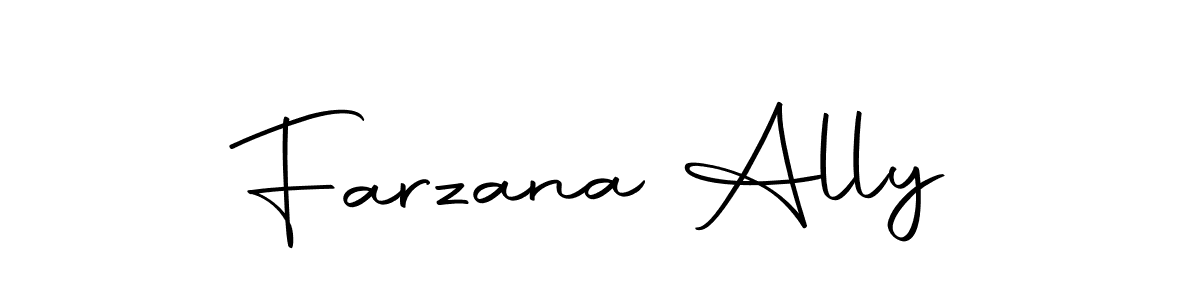 Also You can easily find your signature by using the search form. We will create Farzana Ally name handwritten signature images for you free of cost using Autography-DOLnW sign style. Farzana Ally signature style 10 images and pictures png
