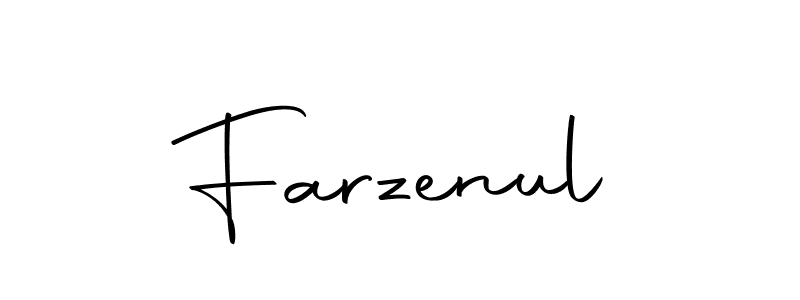 Make a beautiful signature design for name Farzenul. Use this online signature maker to create a handwritten signature for free. Farzenul signature style 10 images and pictures png