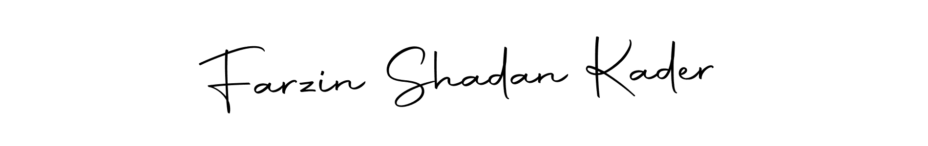 You should practise on your own different ways (Autography-DOLnW) to write your name (Farzin Shadan Kader) in signature. don't let someone else do it for you. Farzin Shadan Kader signature style 10 images and pictures png