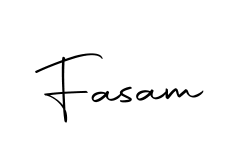 How to make Fasam signature? Autography-DOLnW is a professional autograph style. Create handwritten signature for Fasam name. Fasam signature style 10 images and pictures png