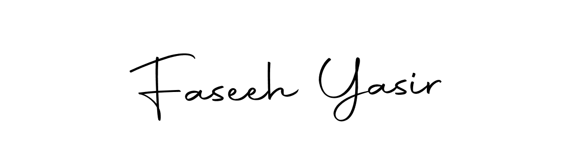 Use a signature maker to create a handwritten signature online. With this signature software, you can design (Autography-DOLnW) your own signature for name Faseeh Yasir. Faseeh Yasir signature style 10 images and pictures png