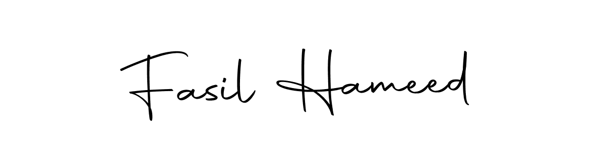Make a beautiful signature design for name Fasil Hameed. Use this online signature maker to create a handwritten signature for free. Fasil Hameed signature style 10 images and pictures png